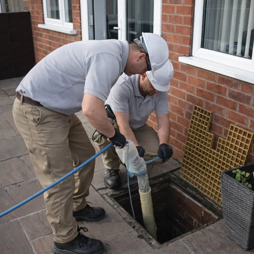 Blocked drain repair service in Battle